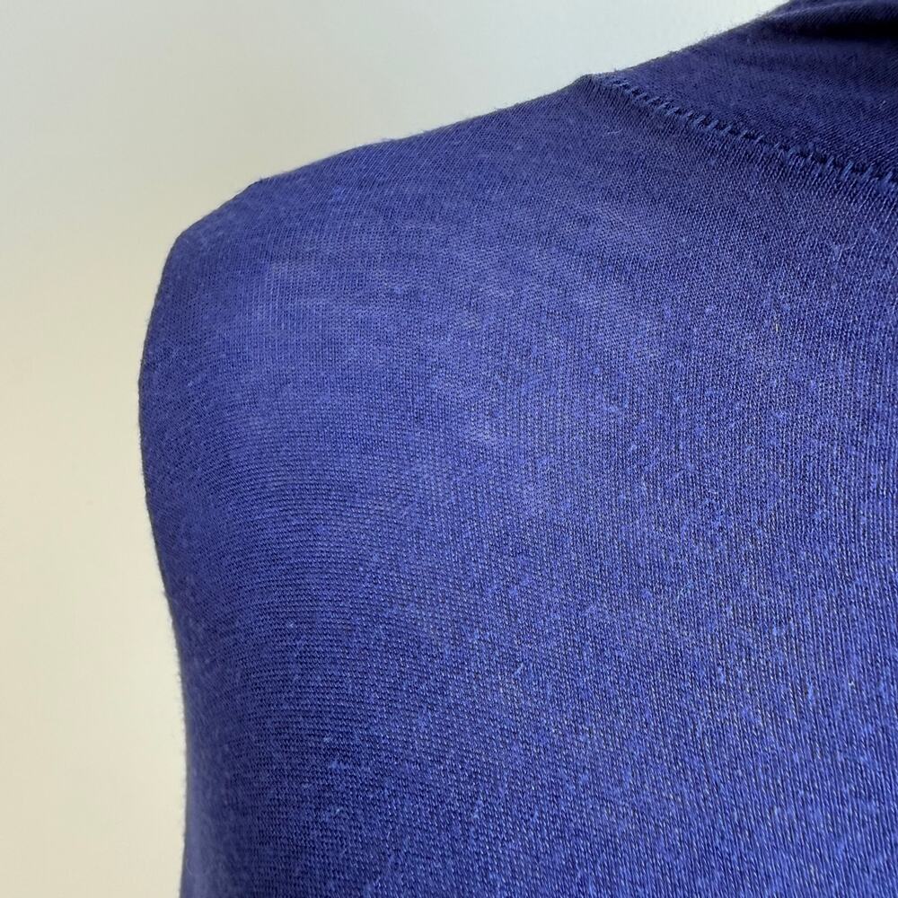 We the Free Cobalt Blue Royal Blue Mockneck Oversized Longsleeve Boho Size S - Picture 8 of 8